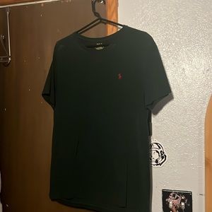Dark green polo T shirt